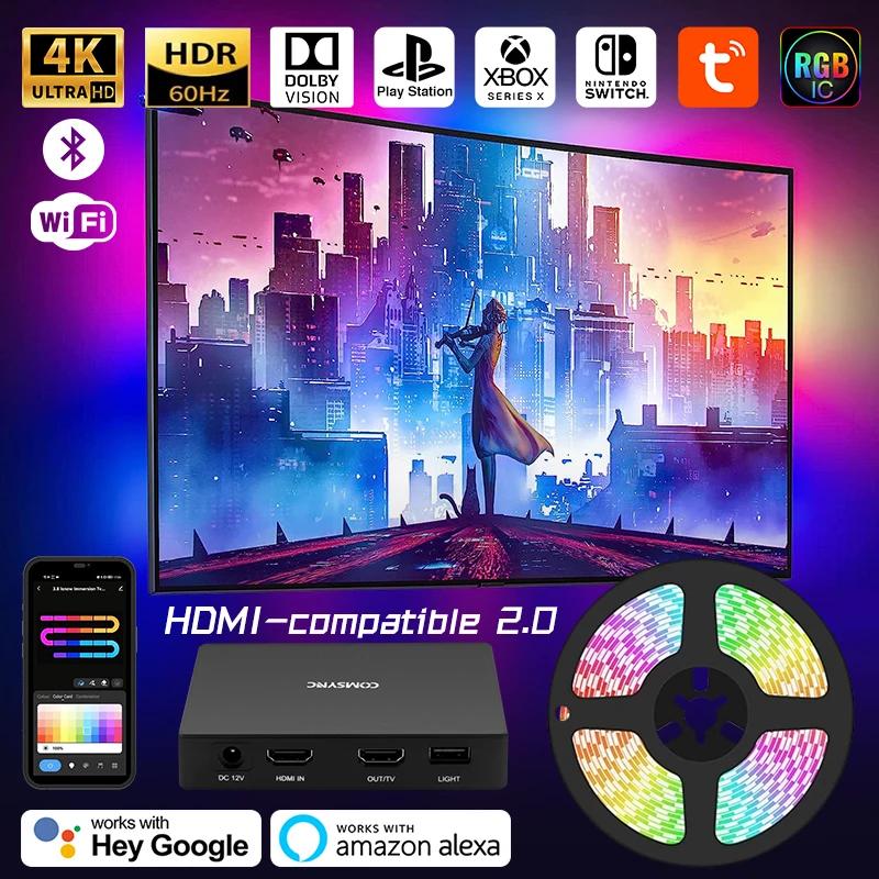 ֺ TV Ʈ ũڽ PC ȭ  LED Ʈ,   , 4K HDMI ȣȯ Ʈ LED Ʈ 